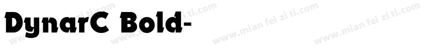 DynarC Bold字体转换